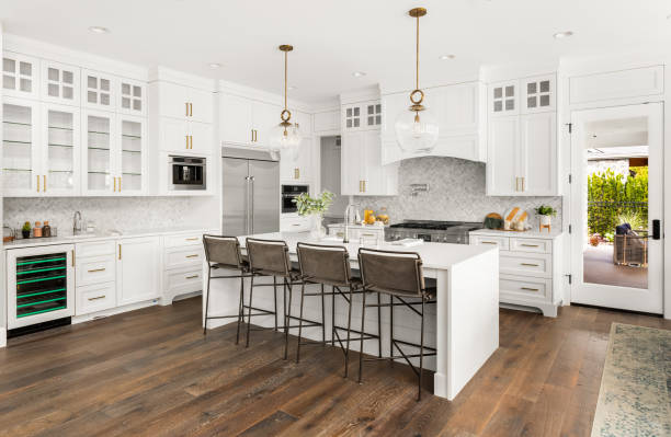 Tile pattern layout planning for backsplash in Florence